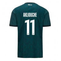 Maglie da calcio AS Monaco Maghnes Akliouche #11 Seconda Maglia 2024-25 Manica Corta